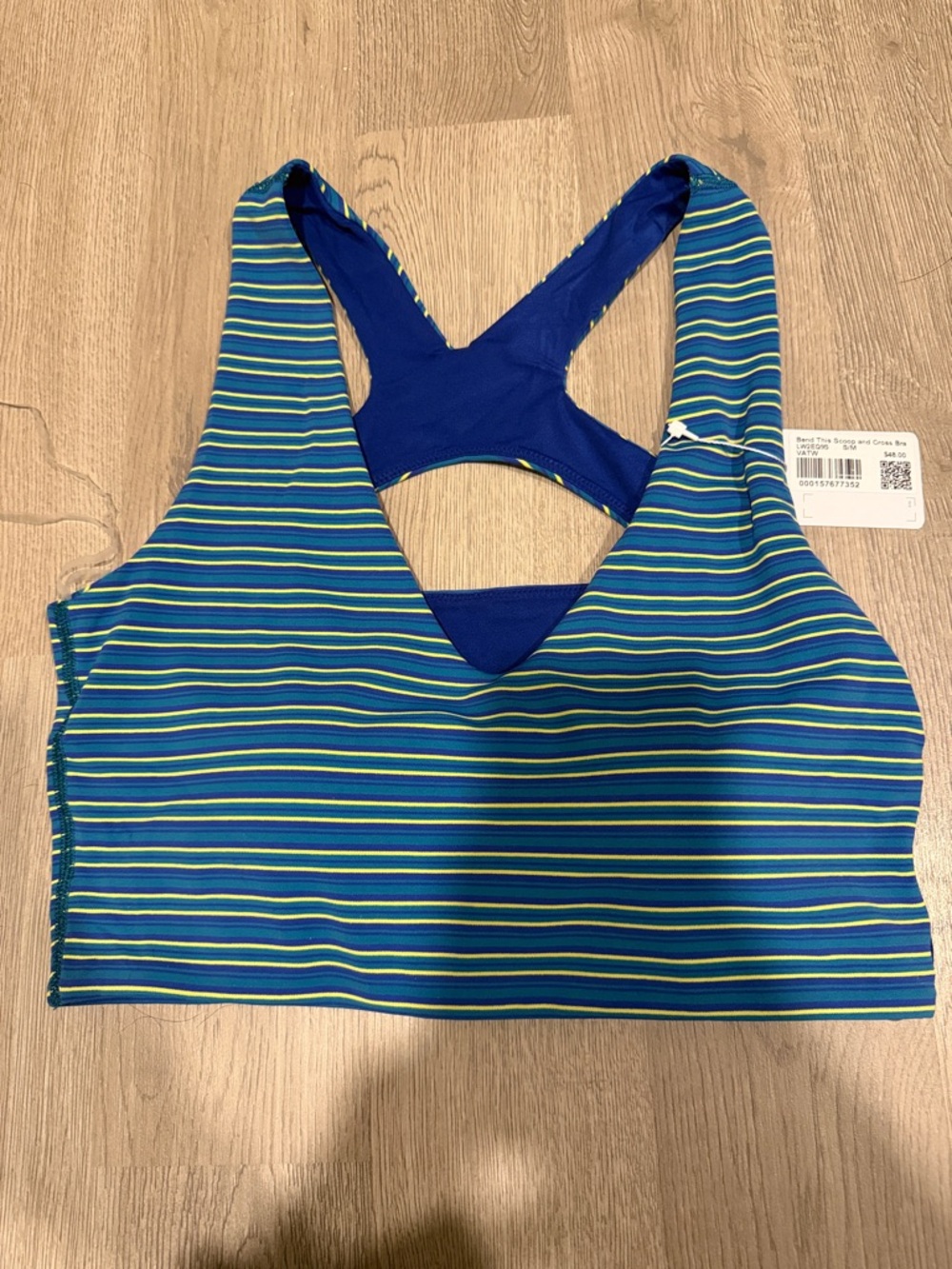 NWT Bend This Scoop & Cross Bra